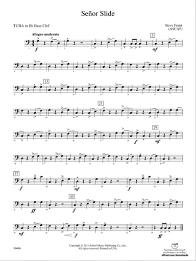 Señor Slide: (wp) B-flat Tuba B.C.
