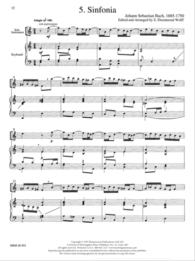 Sinfonia (from Cantata 161) (Downloadable)