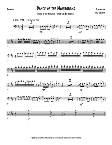 Dance of the Manitobans - Trombone