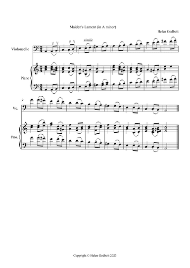 Maiden's Lament (in A minor)