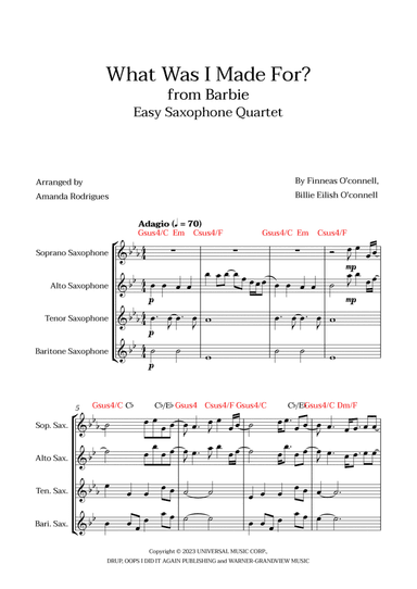 What Was I Made For?