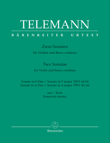 Two Sonatas for Violin and Basso continuo