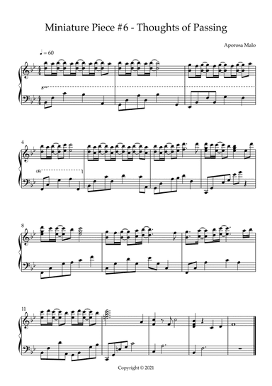 Miniature Piece #6 - Thoughts of Passing