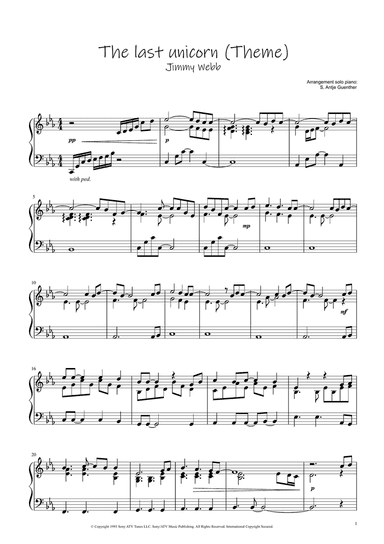 The Last Unicorn (Main Theme)