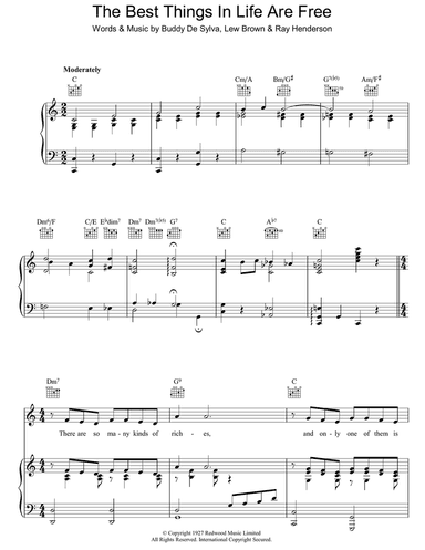 The Best Things In Life Are Free