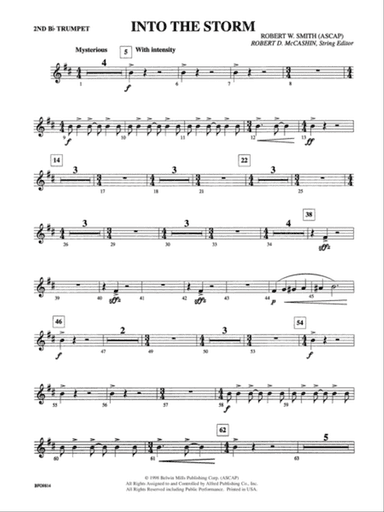 Into the Storm: 2nd B-flat Trumpet