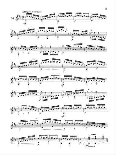 Carcassi: Melodic and Progressive Etudes, Op. 60