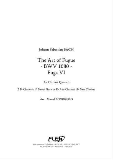 The Art of Fugue BWV1080 - Fuga VI