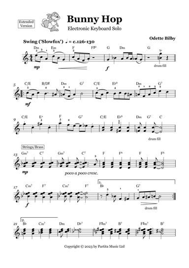 Bunny Hop (Electronic Keyboard Grade 6)