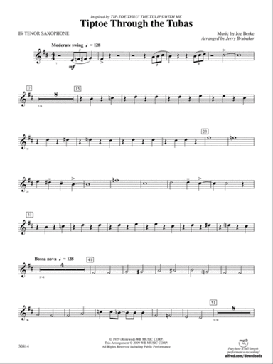 Tiptoe Through the Tubas: B-flat Tenor Saxophone