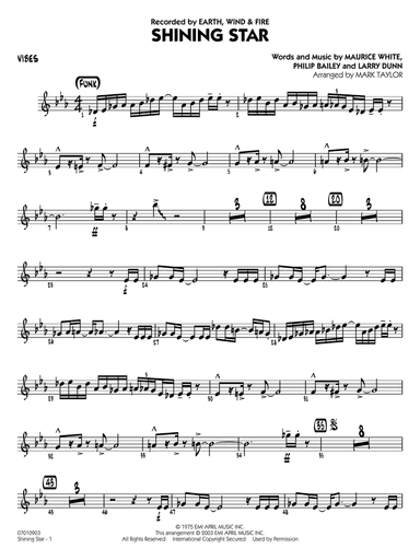 Shining Star (arr. Mark Taylor) - Vibes