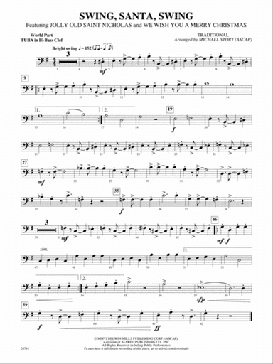 Swing, Santa, Swing: (wp) B-flat Tuba B.C.