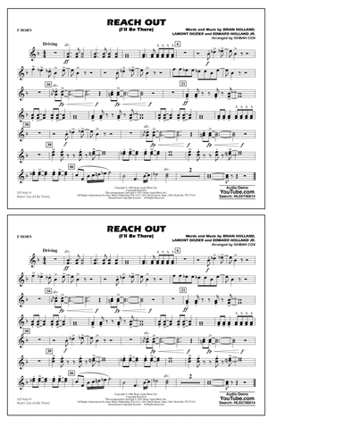 Reach Out (I'll Be There) (arr. Cox) - F Horn