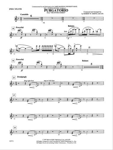 Purgatorio (from The Divine Comedy): 2nd Flute