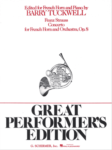 Horn Concerto, Op. 8 - French Horn/Piano