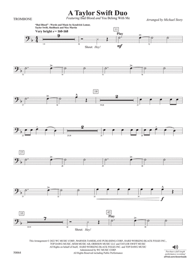 A Taylor Swift Duo: 1st Trombone