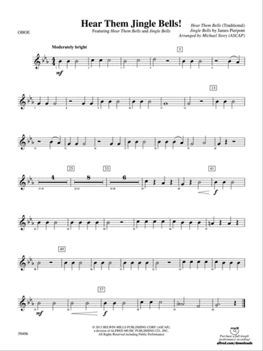 Hear Them Jingle Bells!: Oboe