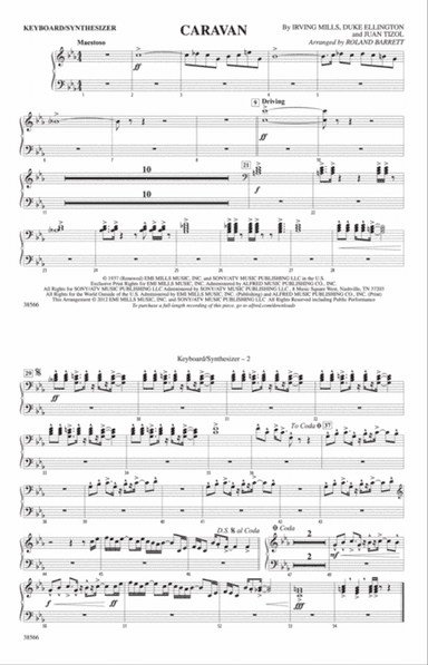 Caravan: Keyboard/Synthesizer