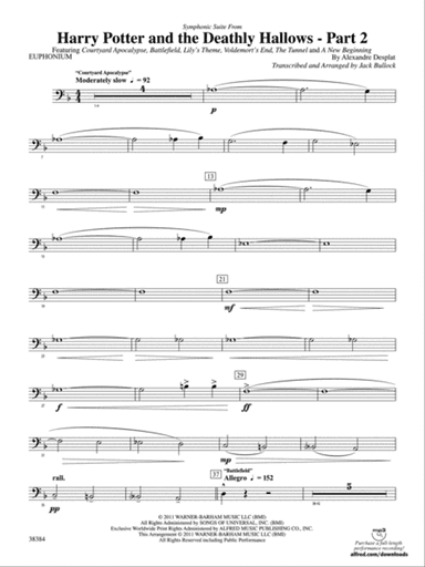 Harry Potter and the Deathly Hallows, Part 2, Symphonic Suite from: Baritone B.C.