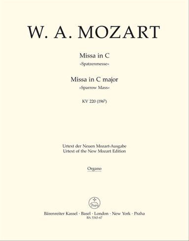Missa C major, KV 220 (196b) 'Sparrow Mass'