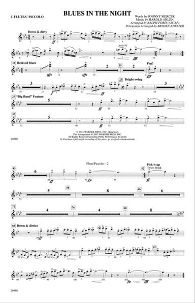 Blues in the Night: Flute