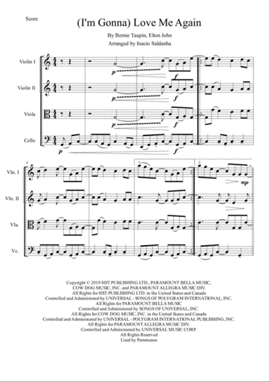 (i'm Gonna) Love Me Again