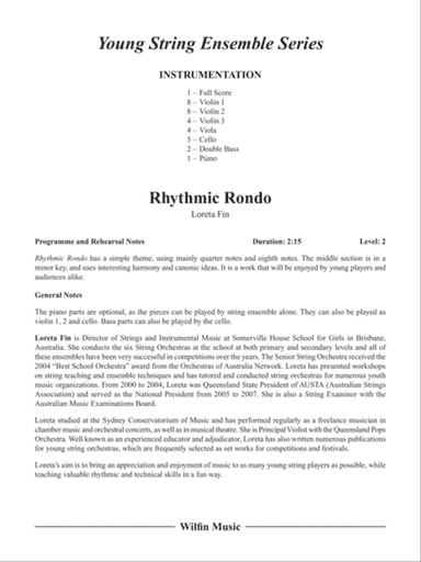 Rhythmic Rondo: Score