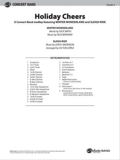 Holiday Cheers: Score