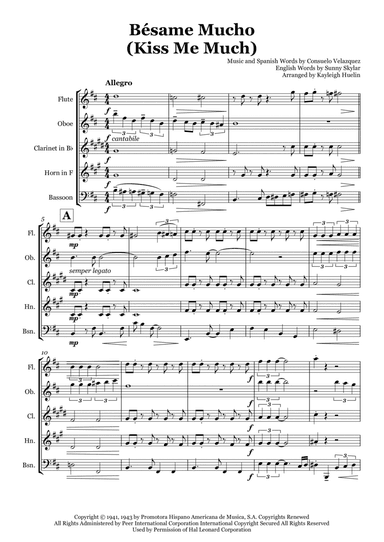Bésame Mucho (kiss Me Much)