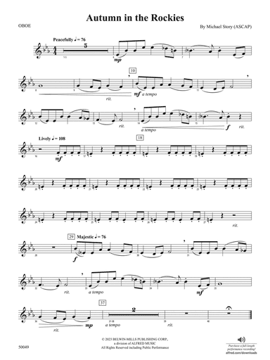 Autumn in the Rockies: Oboe