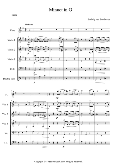 Minuet in G major