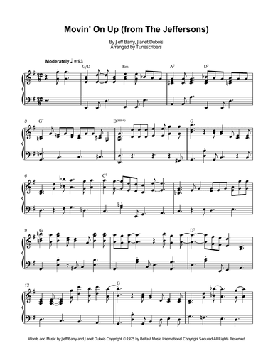 Movin' On Up, from The Jeffersons