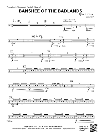 Banshee of the Badlands: 2nd Percussion