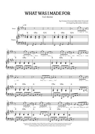 What Was I Made For?