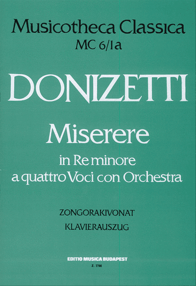 Miserere in re minore MC 6/1