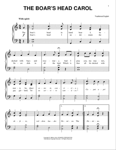 The Boar's Head Carol