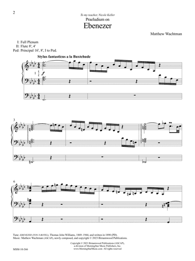 Praeludium on Ebenezer