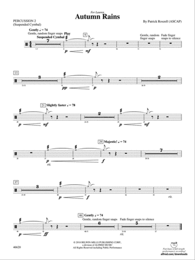Autumn Rains: 2nd Percussion