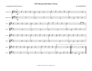 Old Macdonald Had A Farm