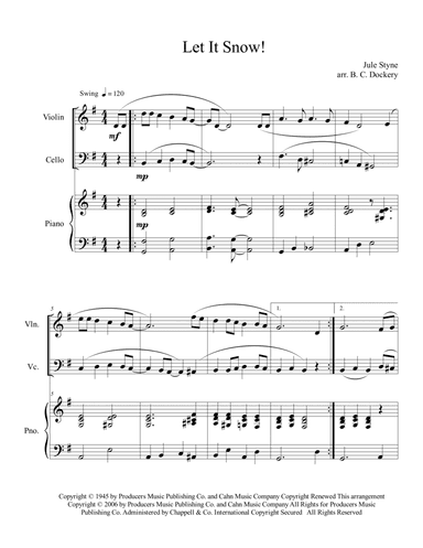 Let It Snow! Let It Snow! Let It Snow!