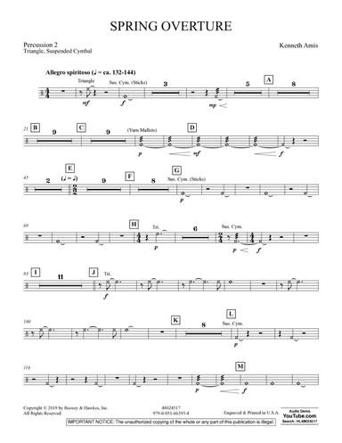Spring Overture - Percussion 2