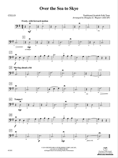 Over the Sea to Skye: Cello