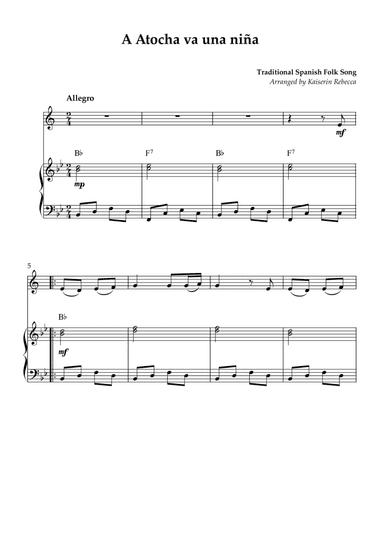 A Atocha va una niña