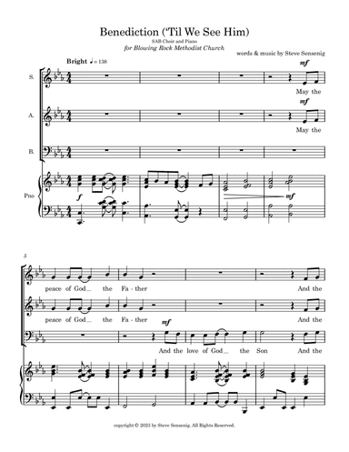 Benediction ('Til We See Him)