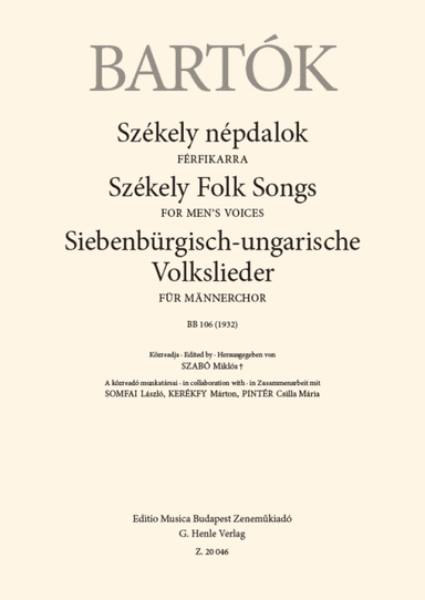 Székely Folk Songs