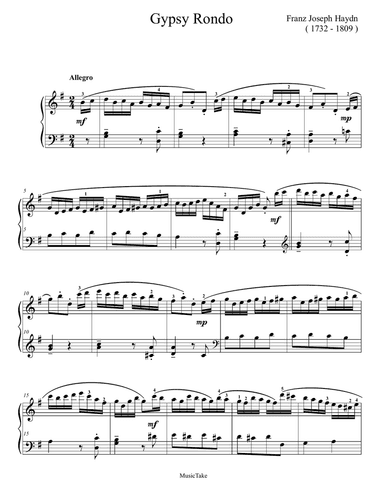 Haydn Gypsy Rondo