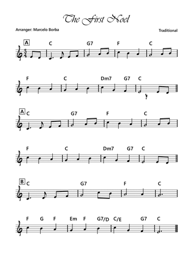 The First Noel (Leadsheet)