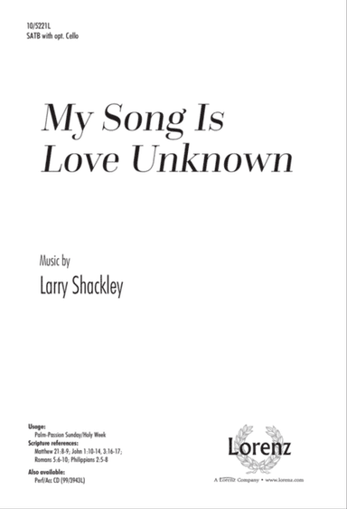 My Song is Love Unknown
