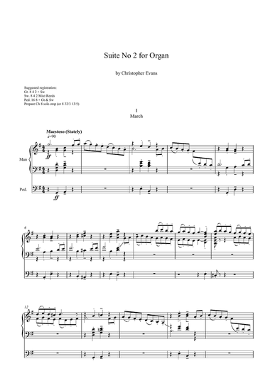 Suite No 2 for Organ