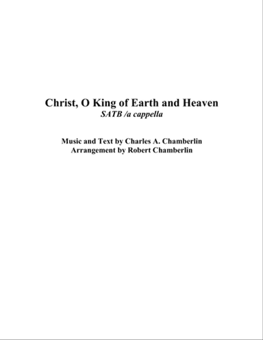 Christ, O King of Earth and Heaven